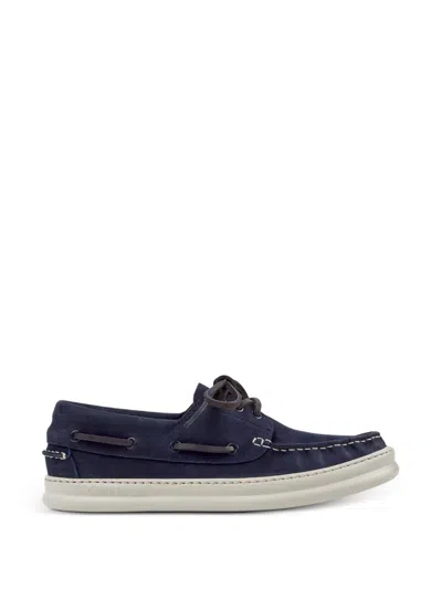 Camper Runner Four Lace-up Boat Shoes In Blue