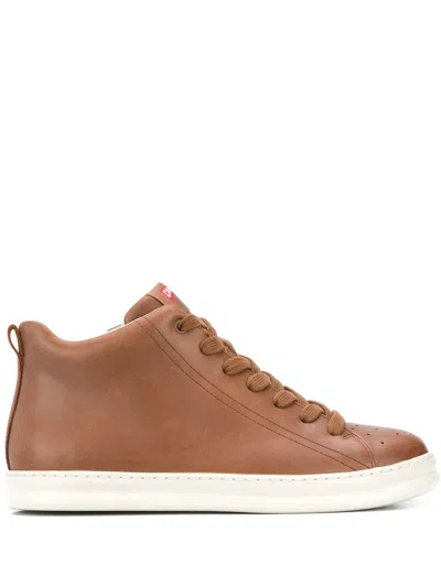 Camper Runner Four Lace-up Boots In Brown