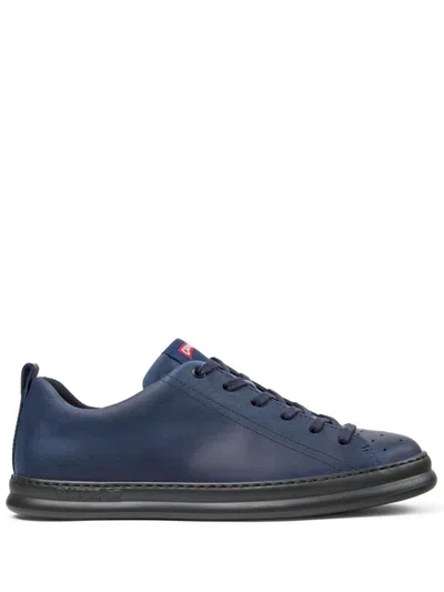 Camper Runner Four Leather Sneakers In Blau