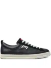 Camper Runner Four Leather Suede Sneakers In Animal Print
