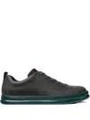 Camper Runner Four Perforated-detail Lace-up Sneakers In Brown