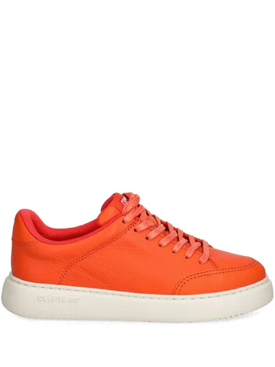 Camper Runner K21 Leather Sneakers In Orange