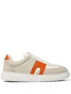 Camper Runner K21 Round-toe Leather Sneakers In Neutrals
