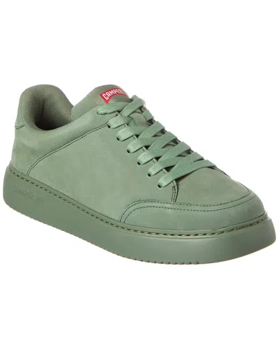 Camper Mens Runner K21 Nubuck Sneaker In Green