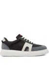 Camper Runner K21 Suede Panelled Sneakers In Gray