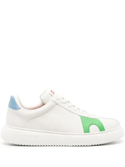 Camper Runner K21 Twins Leather Sneakers In Neutrals