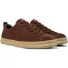 Camper Runner Leather Sneaker In Dark Brown
