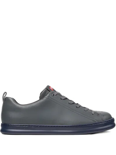 Camper Runner Leather Sneakers In Gray