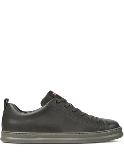 Camper Runner Leather Sneakers In Gray