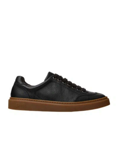Camper Twentyfive Leather Sneakers In Black