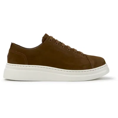Camper Runner Up Nubuck Sneakers In Brown