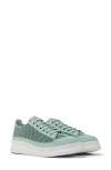 Camper Runner Up Perforated Platform Sneaker In Medium Green