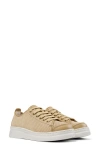 Camper Runner Up Perforated Sneaker In Medium Beige