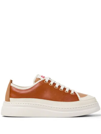 Camper Runner Up Twins Sneakers In Brown