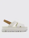 Camper Oruga Up Platform Sandal In White