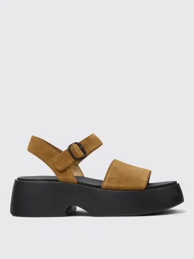 Camper Sandali Bassi  Donna Colore Marrone In Brown