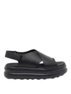Camper Pelotas Flota Slingback Sandal In Black