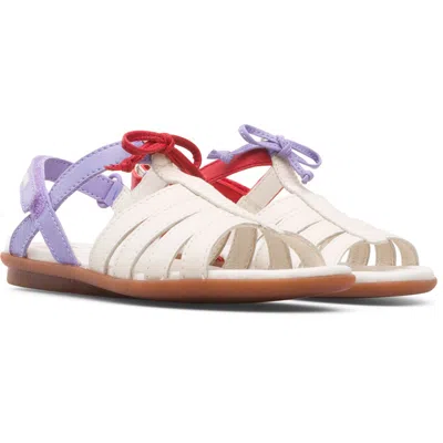 Camper Kids' Sandals For In Beige,purple,red