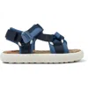 Camper Sandals For Boys In Blue,white