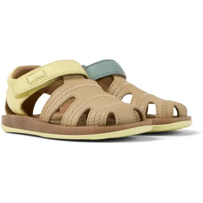 Camper Kids' Sandals For First Walkers In Beige,yellow,green