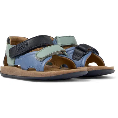Camper Kids' Sandals For First Walkers In Blue,green