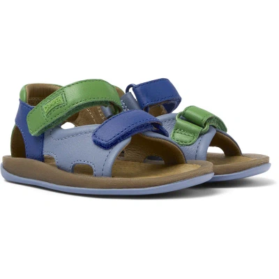Camper Kids' Sandals For First Walkers In Blue,green