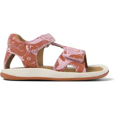Camper Kids' Sandals For First Walkers In Pink,brown