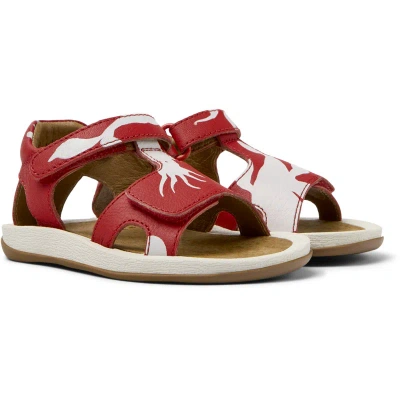 Camper Kids' Sandals For First Walkers In Red,white