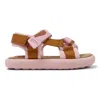 Camper Pelotas Flota Sandals In Brown,pink,white