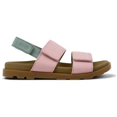 Camper Kids' Sandals For Girls In Pink,green