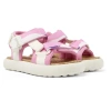 Camper Sandals For Girls In Pink,white,purple