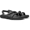 Camper Kobarah Flat Open-toe Sandals In Black