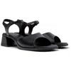 Camper Kora Ankle Strap Sandal In Black
