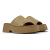 Camper Tasha Slide Sandal In Brown