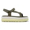 Camper Pelotas Flota Up Sandals In Green