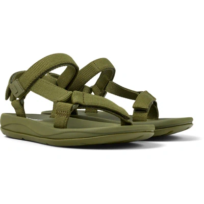 Camper Match Ribbed-straps Sandals In Green