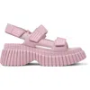 Camper Pix Bcn Platform Sandal In Pink