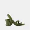 Camper Kobarah Heel Olive Green In Green