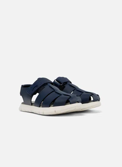 Camper Sandals Kids  Oruga Sandal In Blue