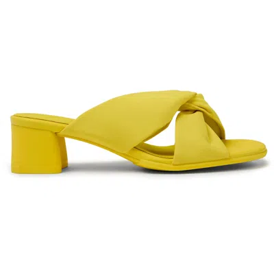 Camper Katie  Sandals In Recycled Polyester In Yellow