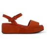 Camper Misia Platform Wedge Sandal In Red