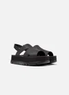 Camper Oruga Up Platform Sandal In Black