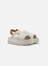 Camper Oruga Up Platform Sandal In White