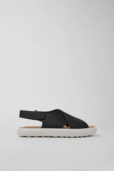 Camper Pelotas Flota Slingback Sandals In Charcoal