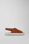 Camper Pelotas Flota Slingback Sandals In Brown