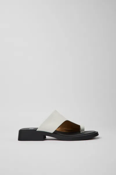 Camper Twins Mismatched Sandal In White