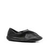 Camper X Issey Miyake Peu Form Leather Slippers In Black