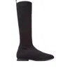 Camper Ribbed-knit Boots In Black