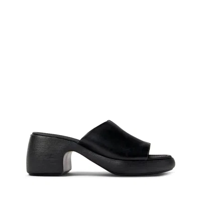 Camper Thelma Platform Slide Sandal In Black