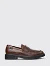Camper Dea Penny Leather Loafers In Animal Print